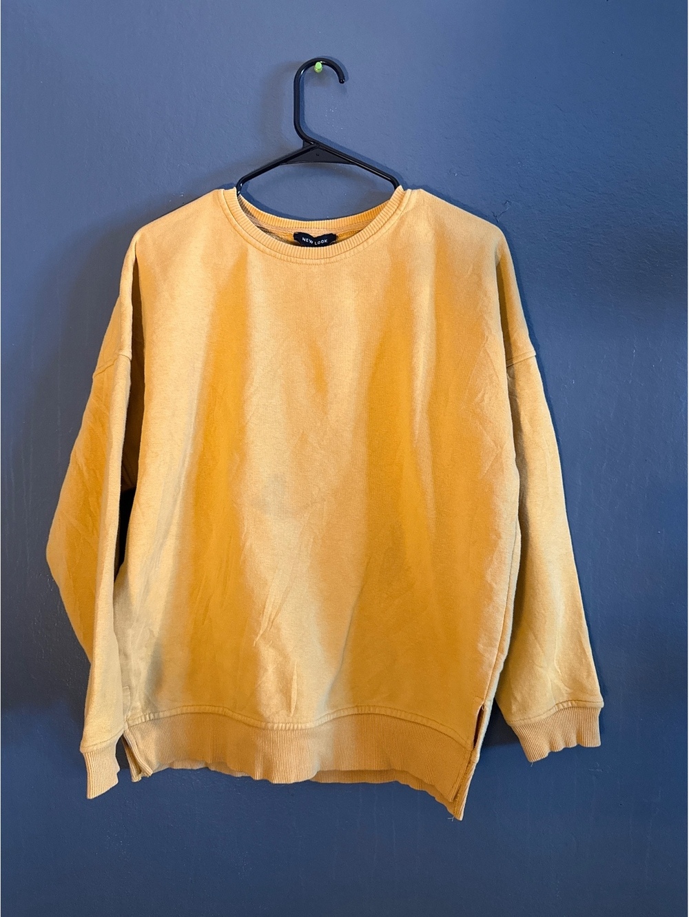 New Look Mustard Yellow Crewneck Sweatshirt UK 10 EU 38 US 6